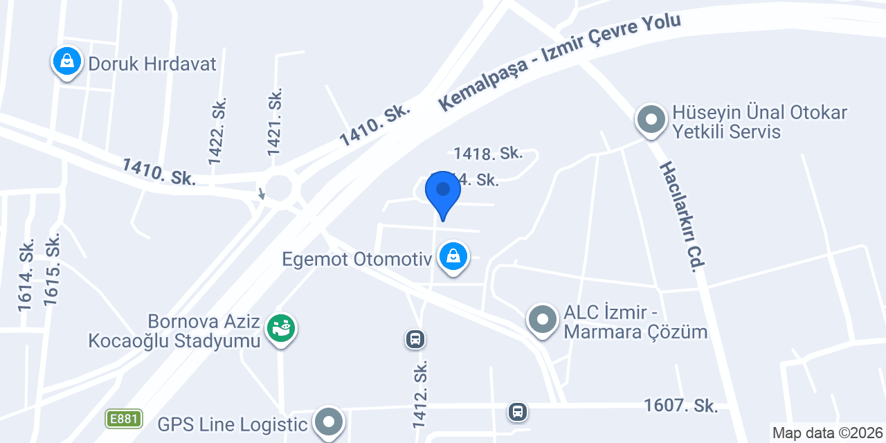 Hazine Tatlı Gıda konumu