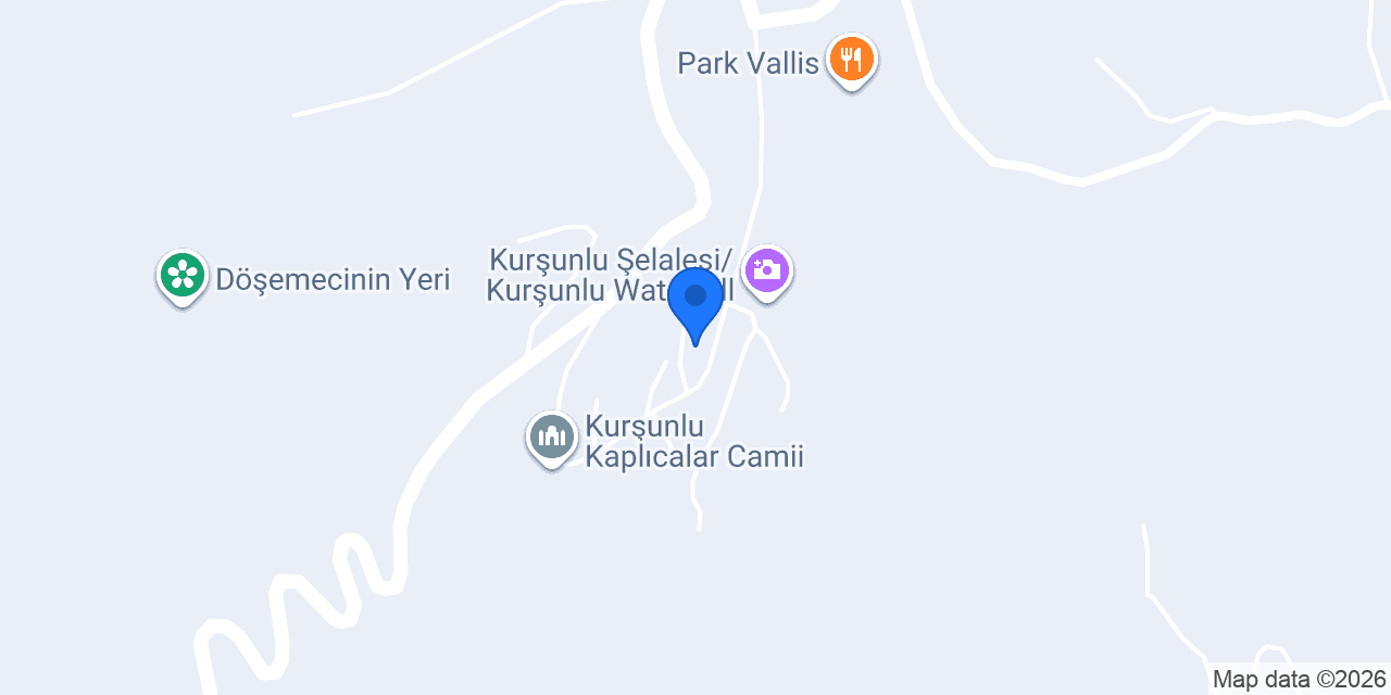 Kurşunlu Kaplıcaları konumu