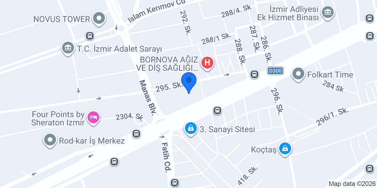 İzmir Hukuk bürosu konumu