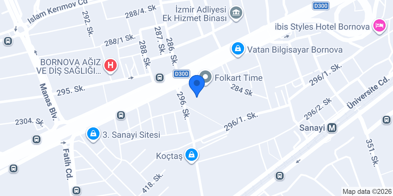 Pony İzmir konumu