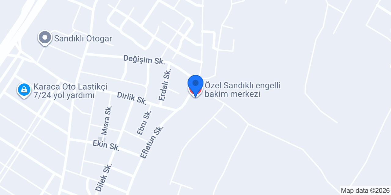 Özel Sandıklı engelli bakim merkezi konumu
