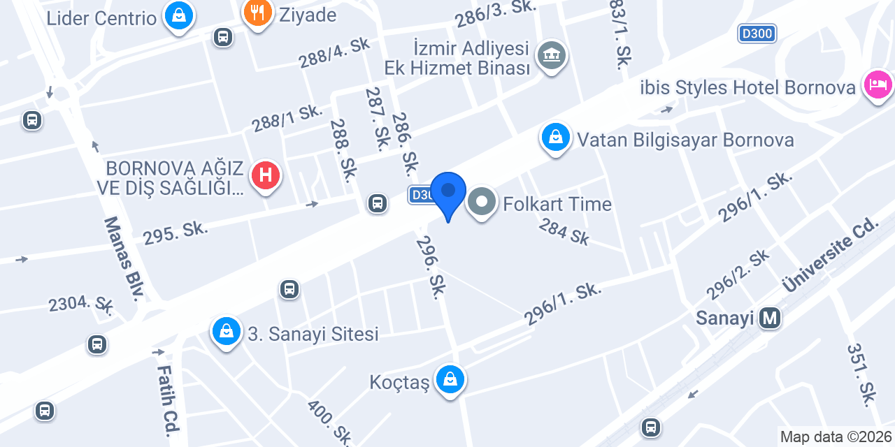İnovas A.Ş. konumu