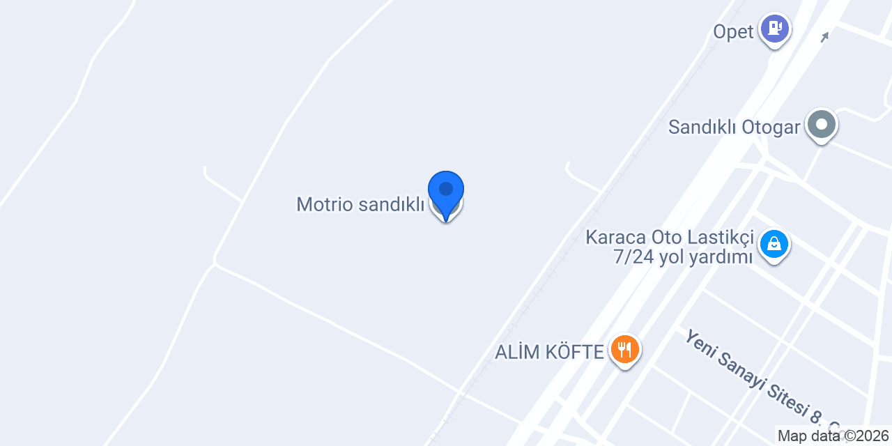 Motrio sandıklı konumu