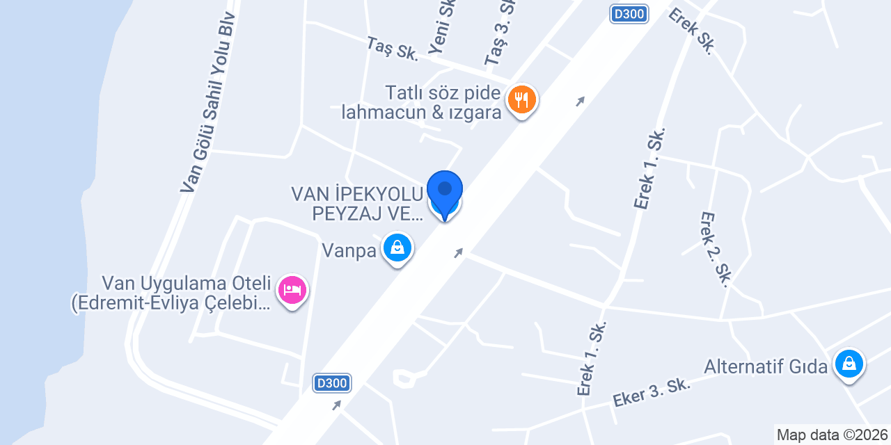 VAN İPEKYOLU PEYZAJ VE ÇİÇEKCİLİK konumu