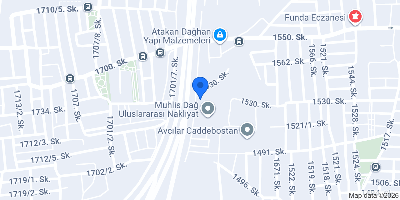 Güleray Nakliyat konumu