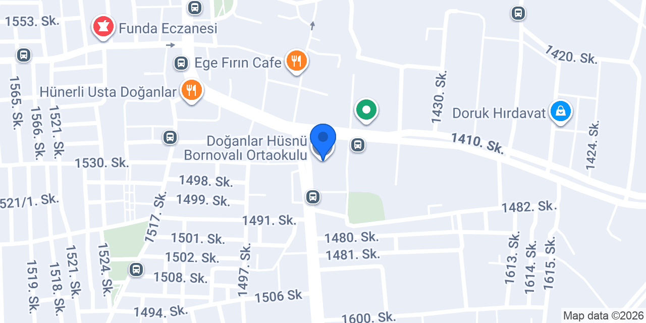 Doğanlar Hüsnü Bornovalı Ortaokulu konumu