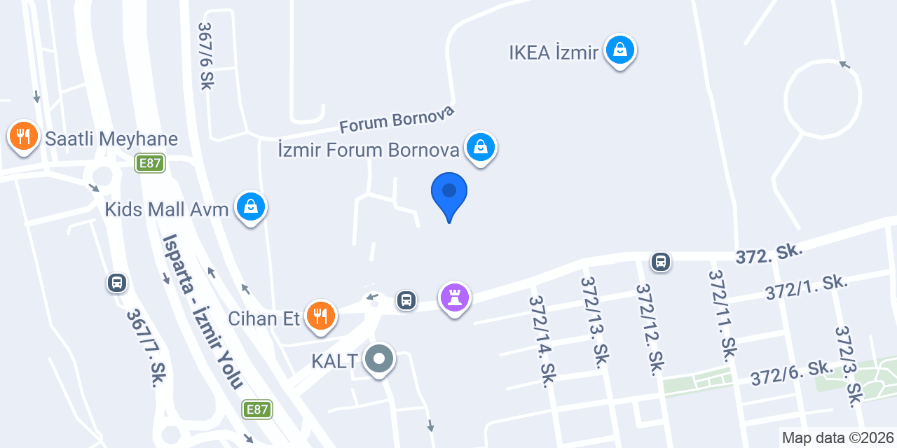 SuperStep Forum Bornova AVM konumu