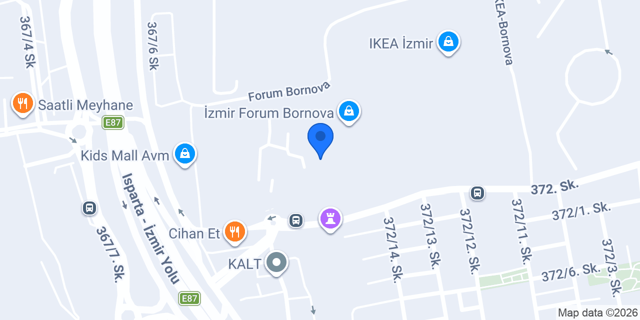 Midpoint Forum Bornova konumu