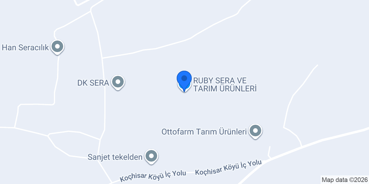 RUBY SERA VE TARIM ÜRÜNLERİ konumu