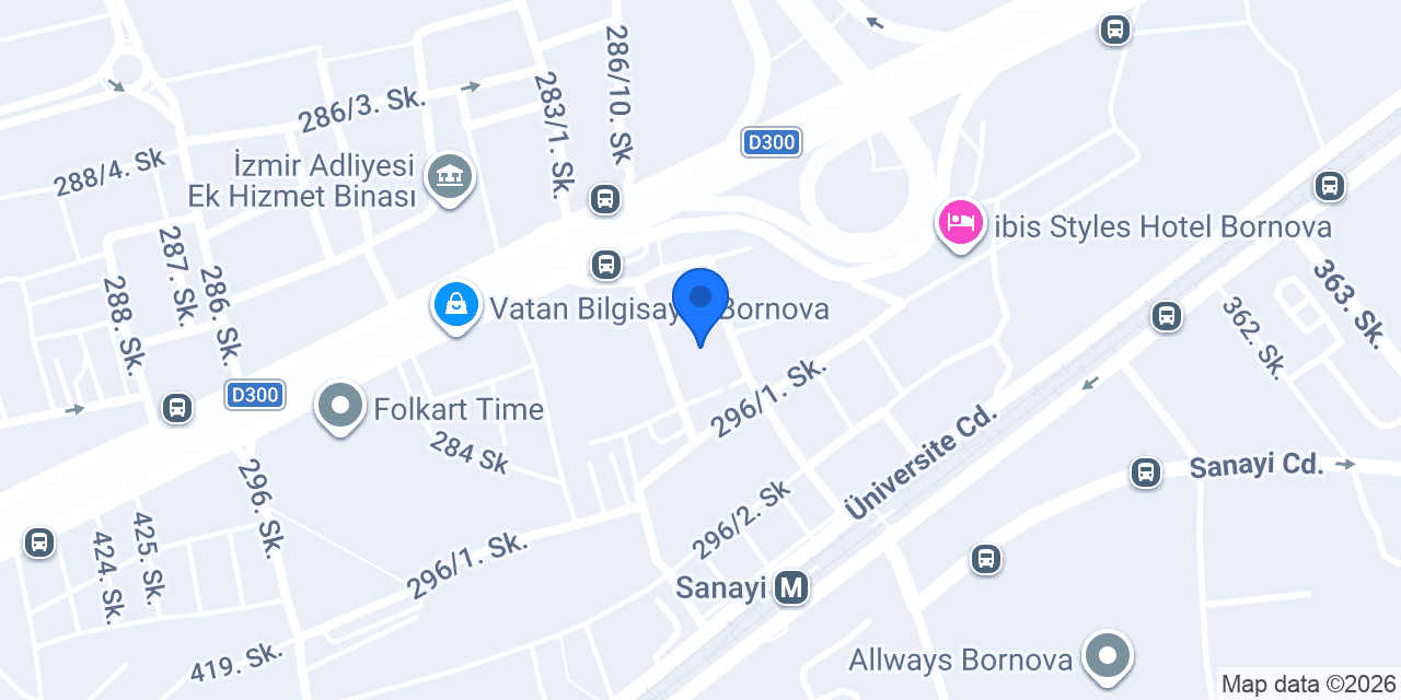 Serdal Boyraz Otomotiv konumu