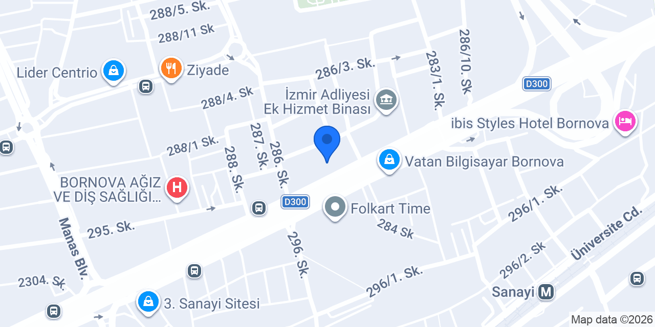 BAYRAKLI İLÇE SAĞLIK MÜDÜRLÜĞÜ konumu