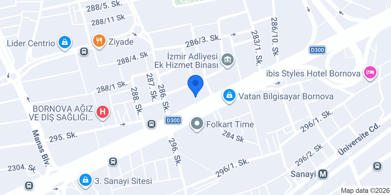 Yön Kariyer Akademi konumu