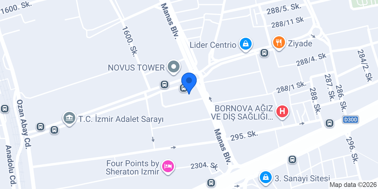Gökçe Hukuk Bürosu konumu