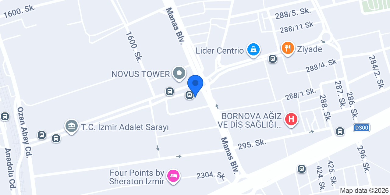 Şenol Hukuk Bürosu konumu