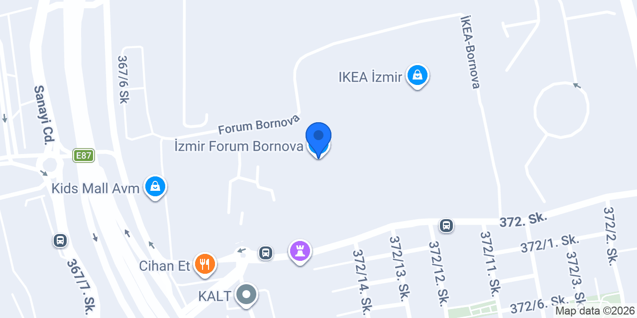 İzmir Forum Bornova konumu