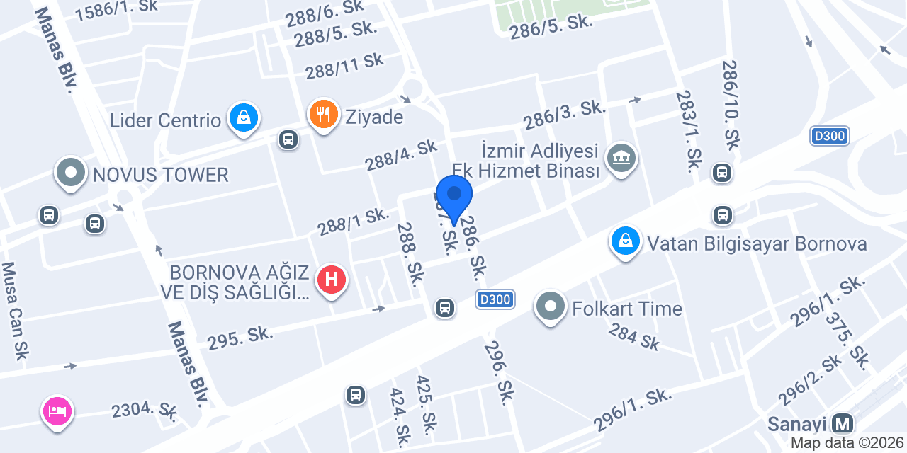 Estate İsmira konumu