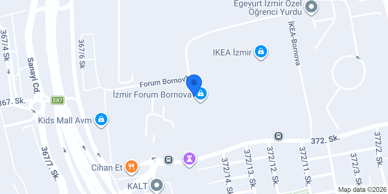 Pandora Forum Bornova konumu