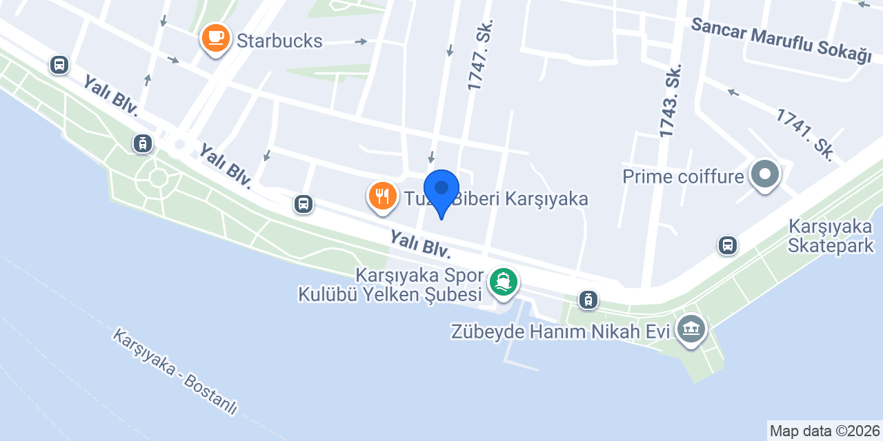 Karşıyaka Yelken Restaurant konumu