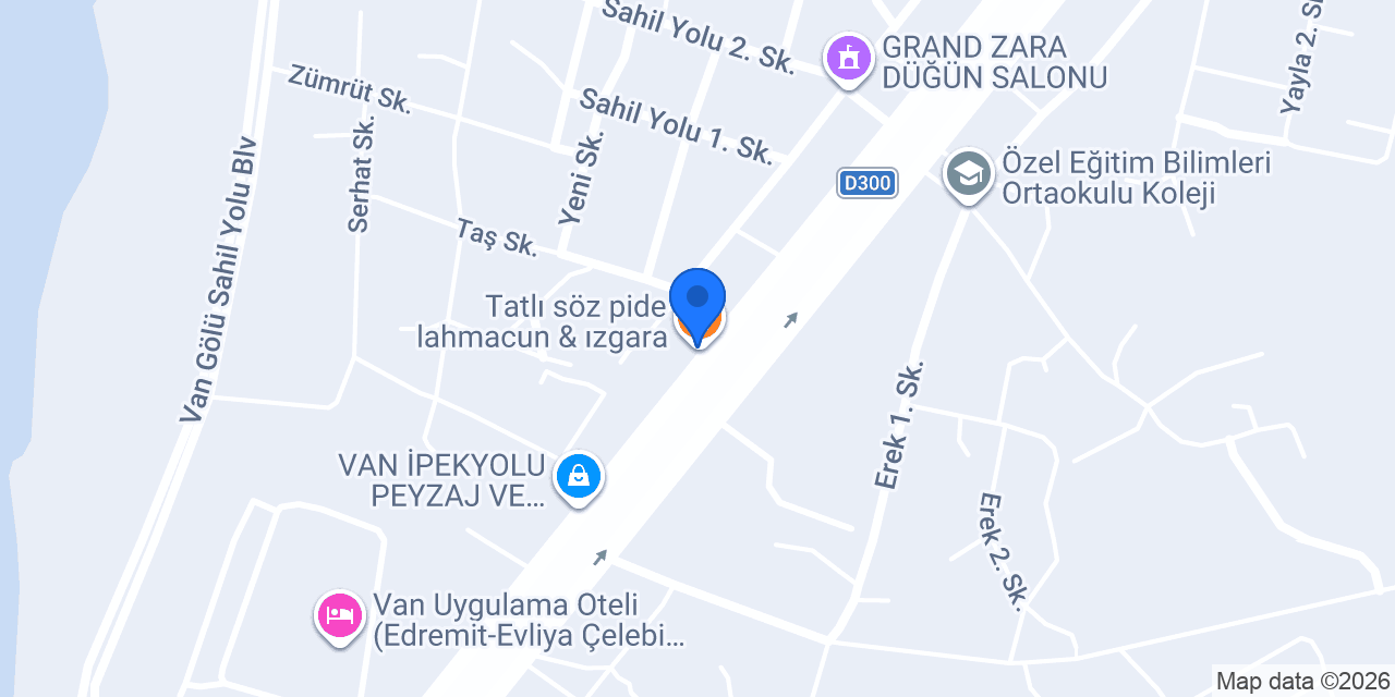 Tatlı söz pide lahmacun & ızgara konumu