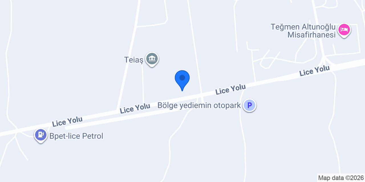 Lice 1 Nolu Aile Sağlık Merkezi konumu
