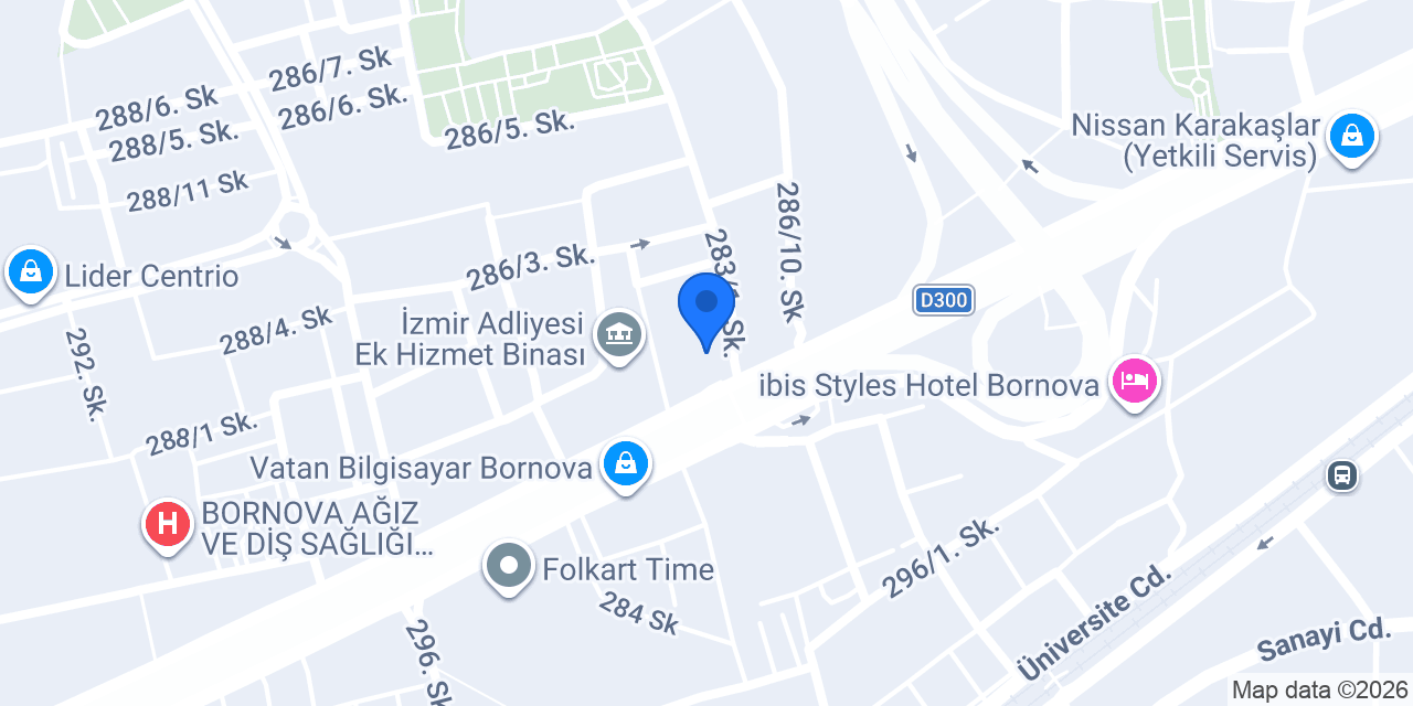 Alternatif Bank Ege Şubesi konumu