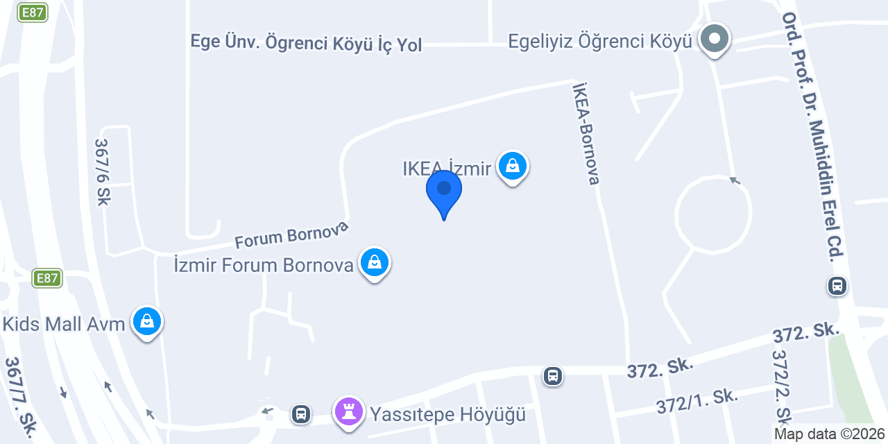 MADO Forum Bornova Avm konumu