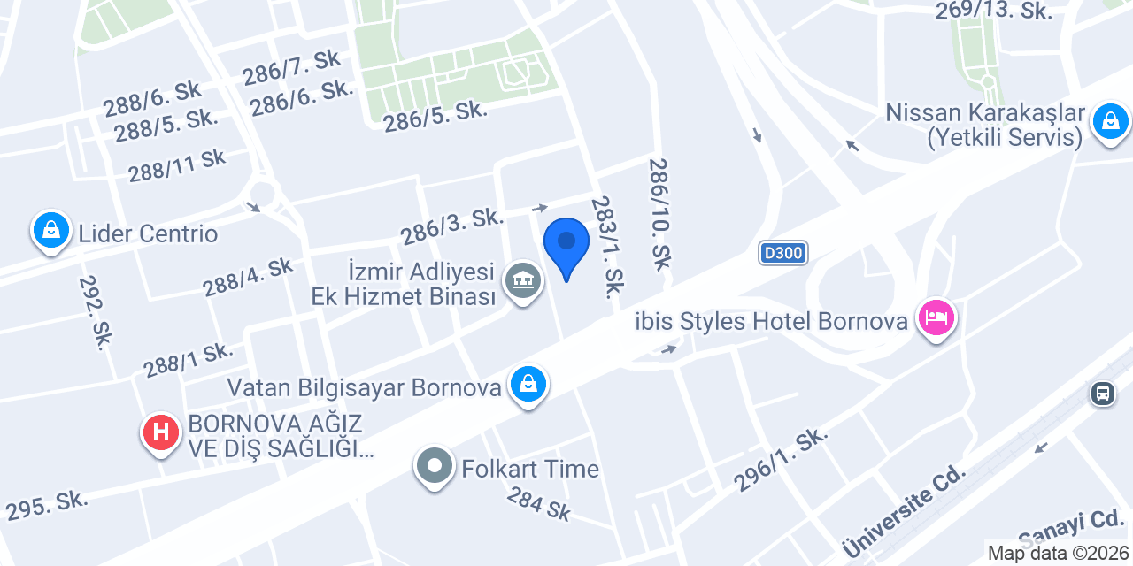 PilateSystem İzmir konumu