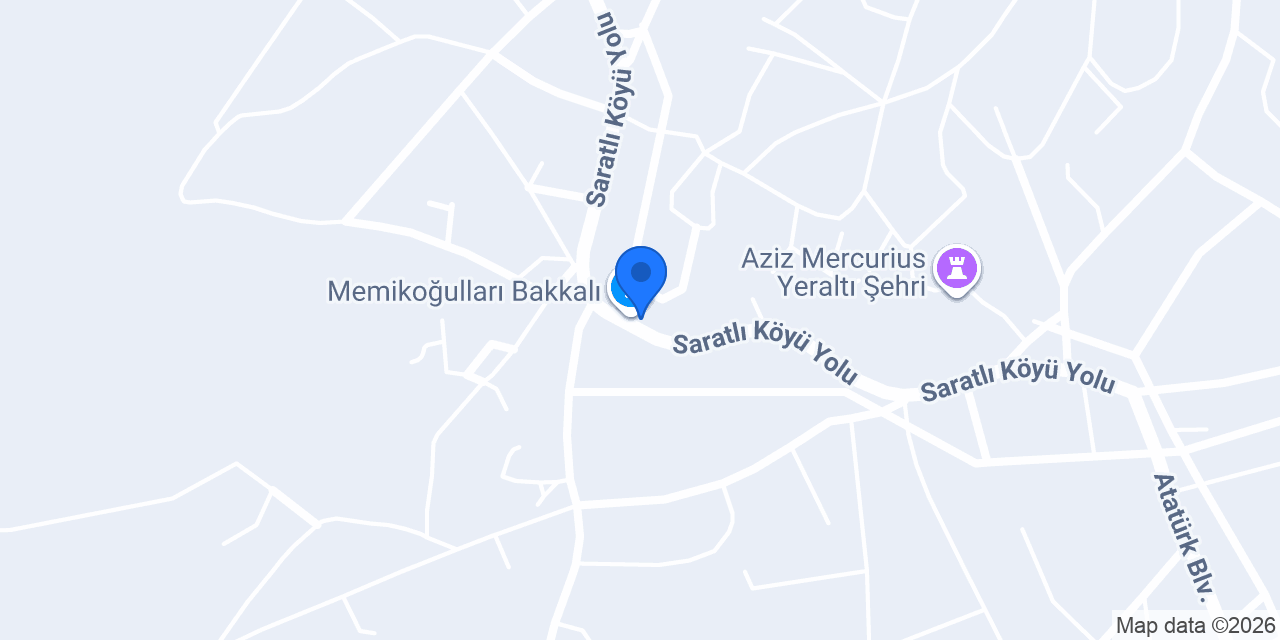 SARATLI BELEDİYE BAŞKANLIĞI konumu
