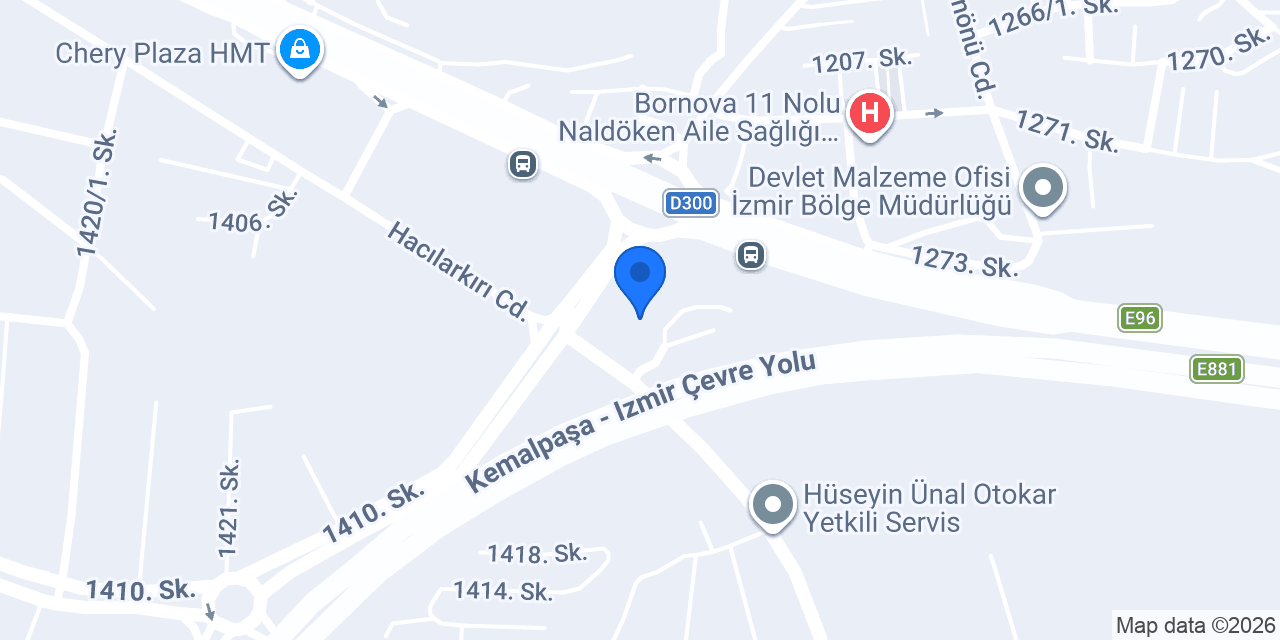 Egeçel Metal San. ve Tic. Ltd. Şti. konumu
