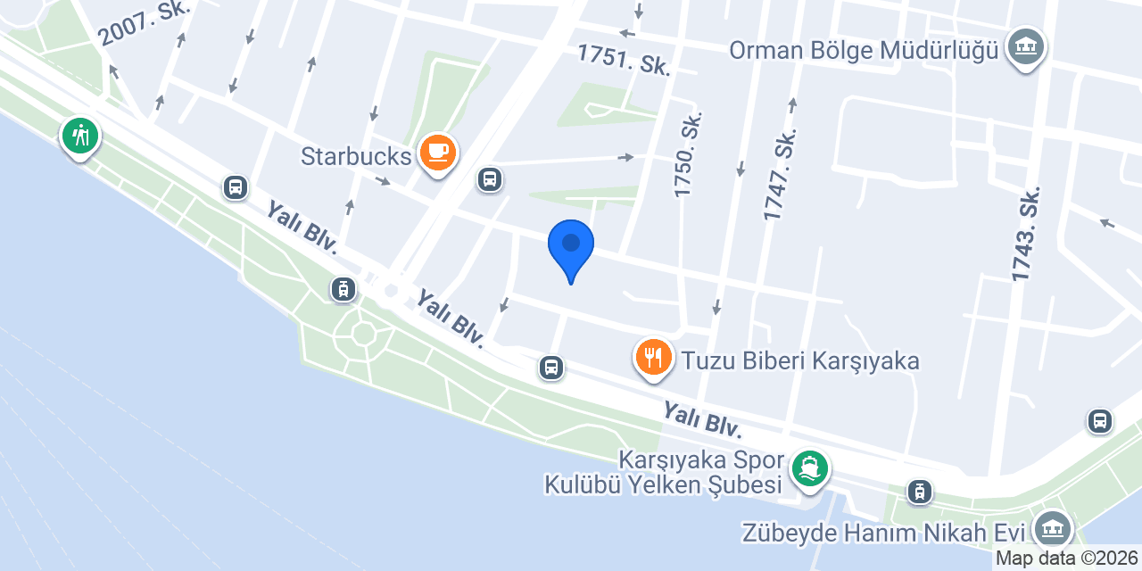 Atölyemiz Canımız Bostanlı konumu