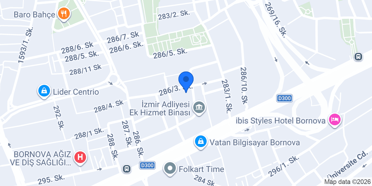 Uzm. Dt. Ege Çolak konumu