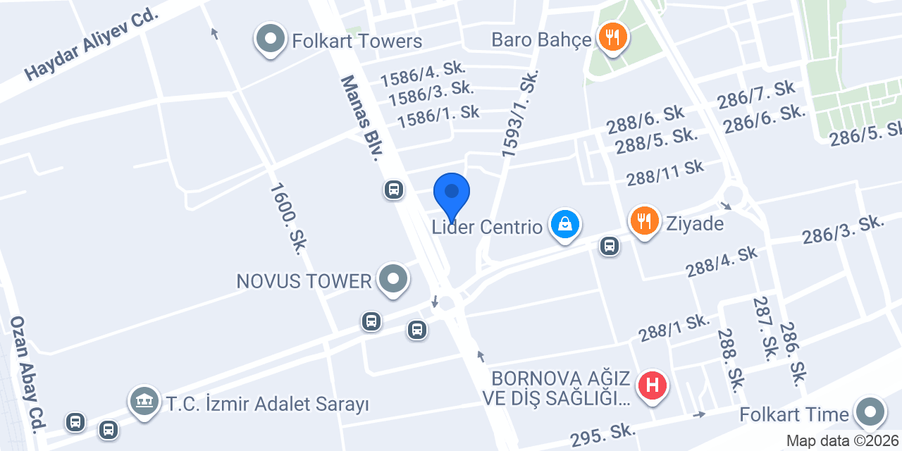 Eforyum Plaza konumu