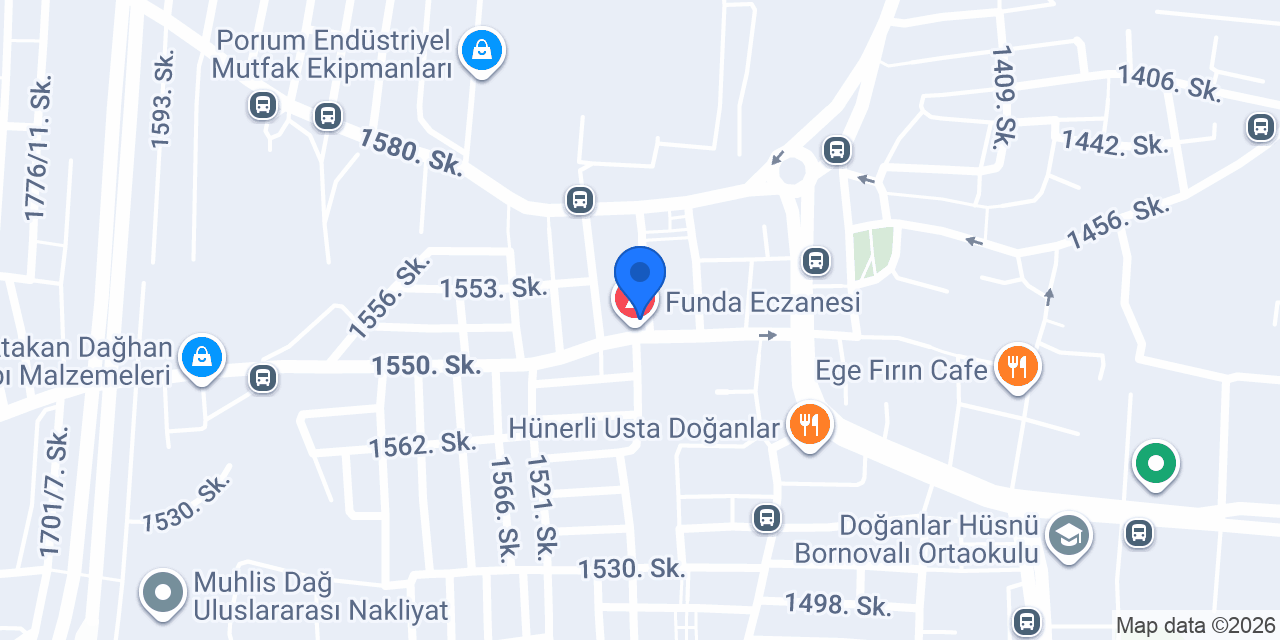 Funda Eczanesi konumu