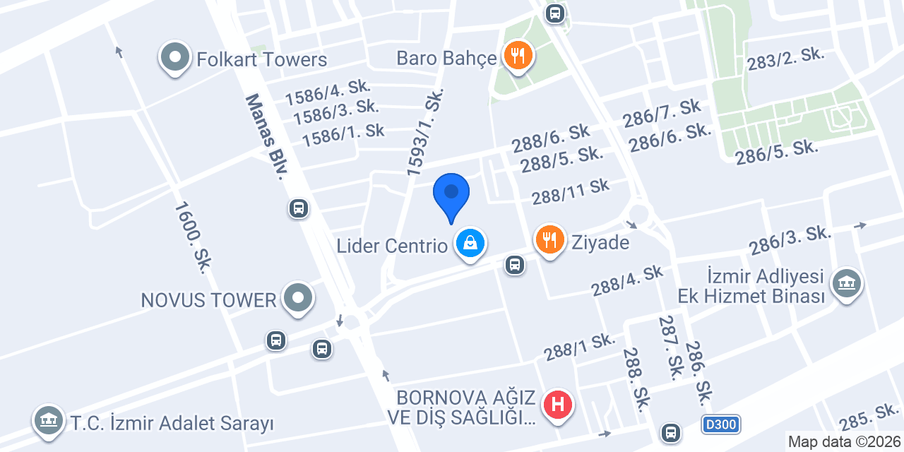 Ada Tercüme Ofisi - Bayraklı konumu