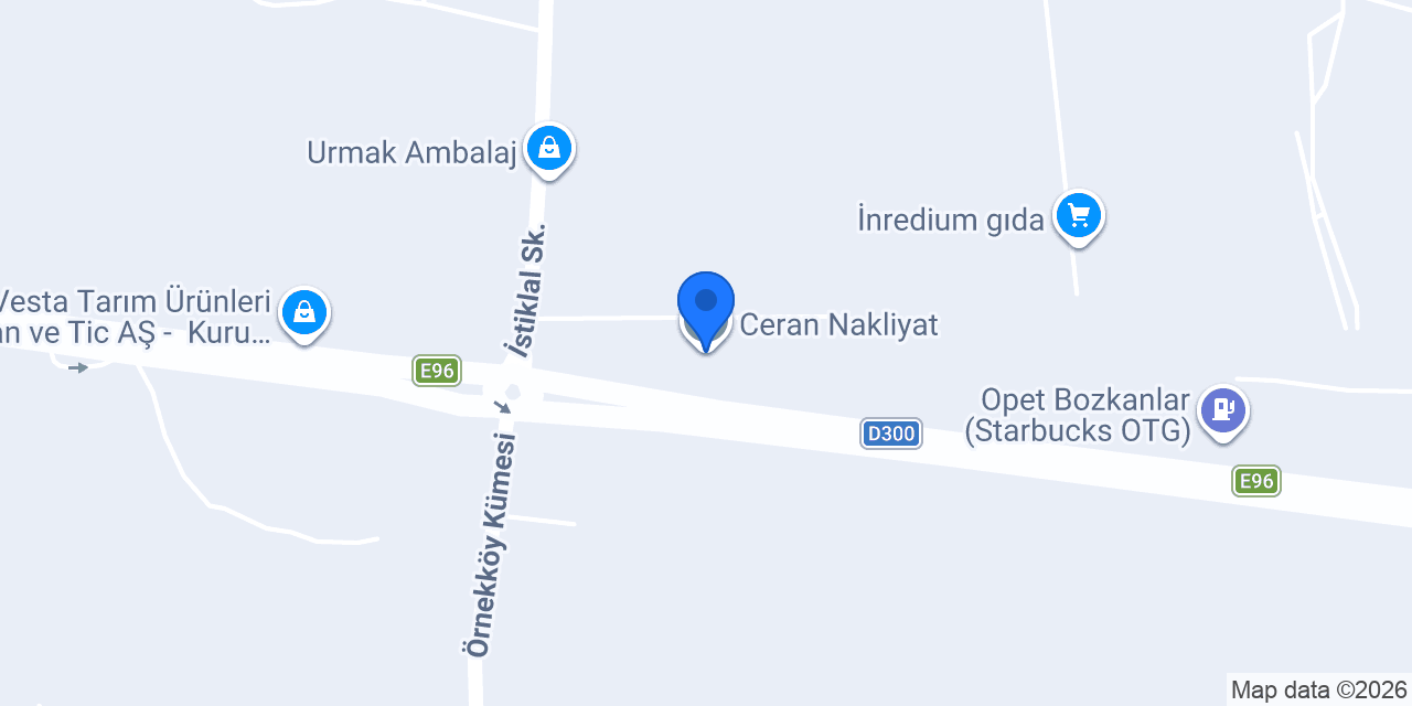 Ceran Nakliyat konumu