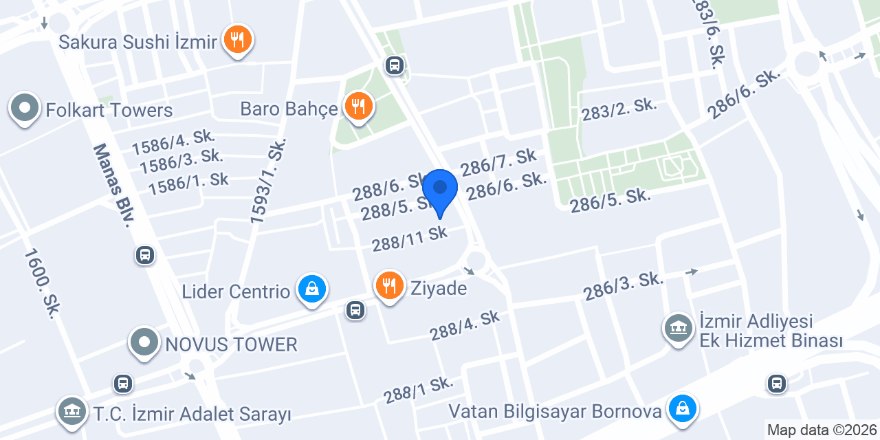 Strada Sandwich Bayraklı konumu