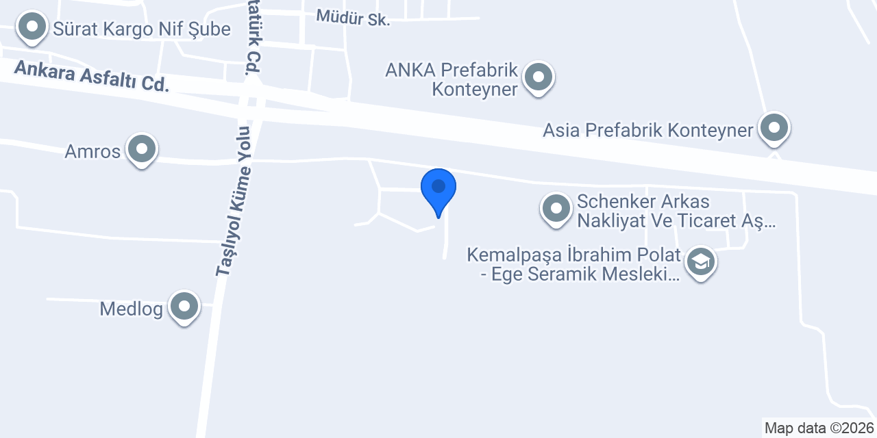 Hitit Soğuk Hava Deposu konumu