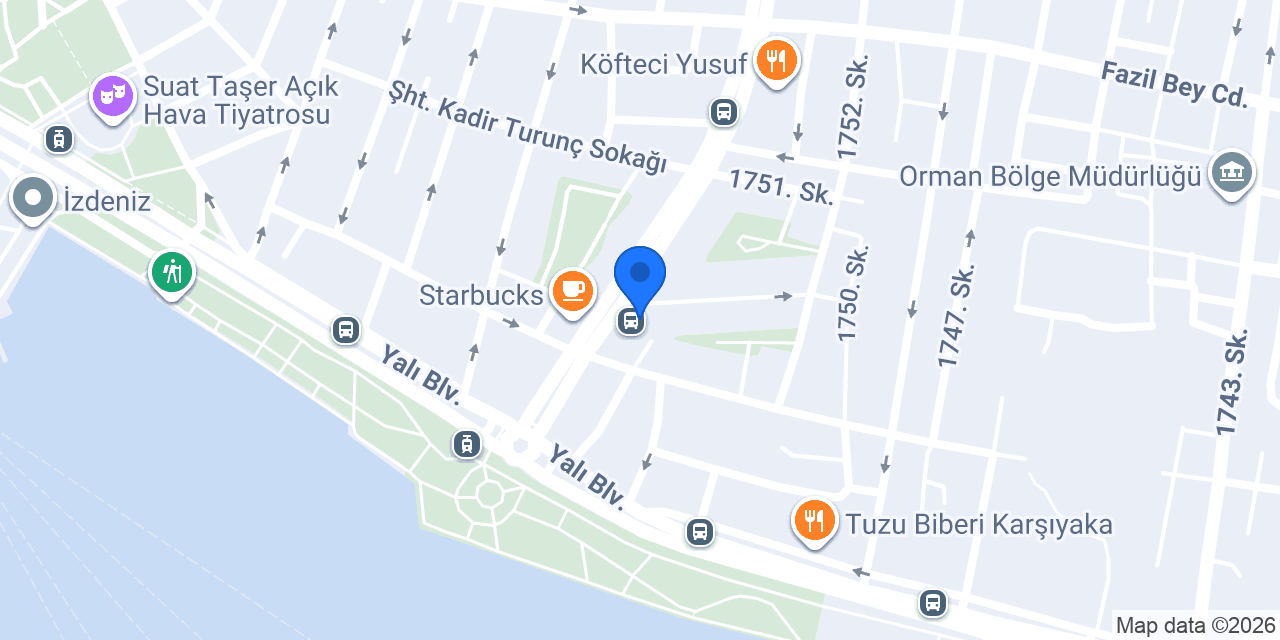 Raydolap İzmir konumu