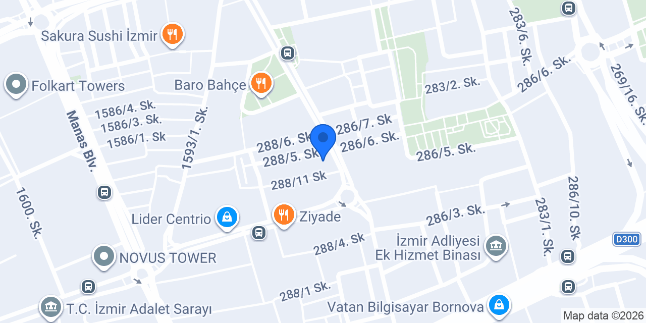 Coffee 1919 İzmir Bayraklı konumu