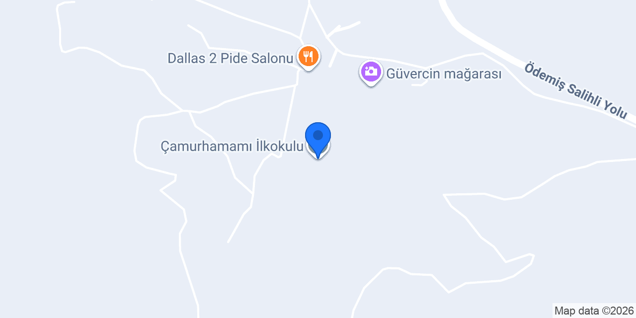 Çamurhamamı İlkokulu konumu
