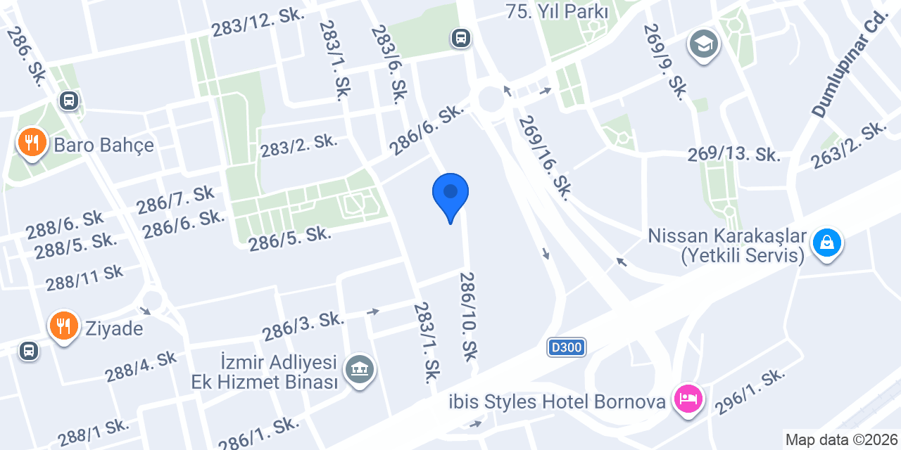 Ece Çavdar Ortodonti Kliniği konumu