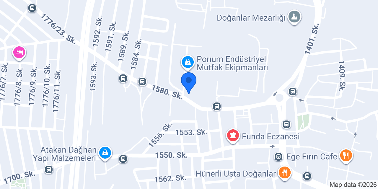Sütaş İzmir Bölge Müdürlüğü konumu