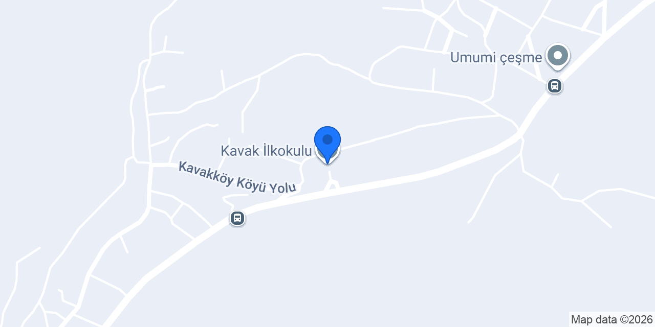 Kavak İlkokulu konumu
