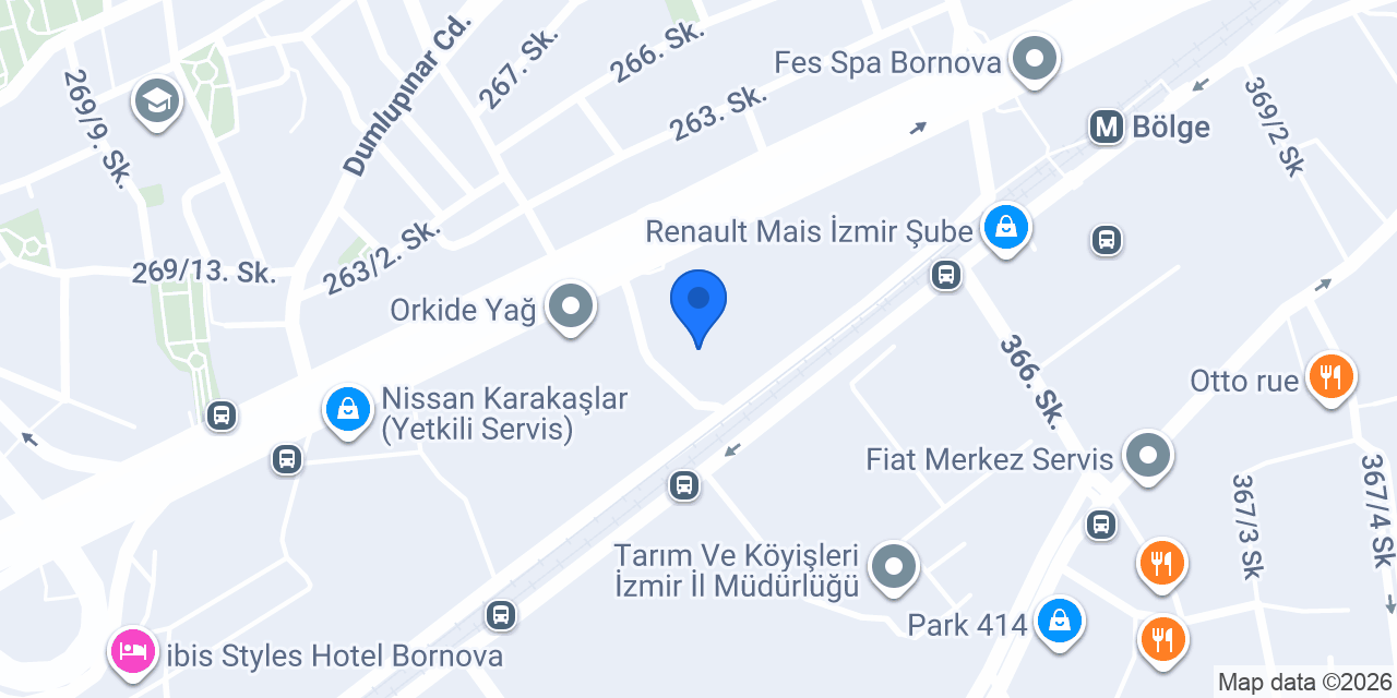 STS İzmir Havalimanı Transfer konumu