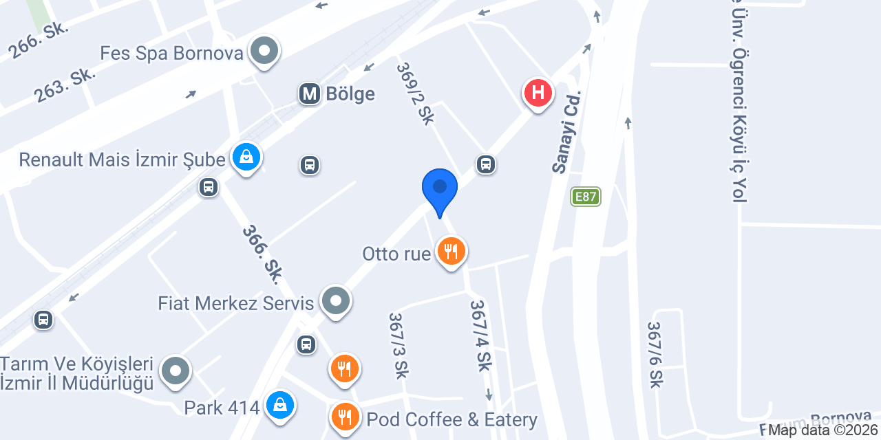 Maydonoz Döner Bornova Passage konumu