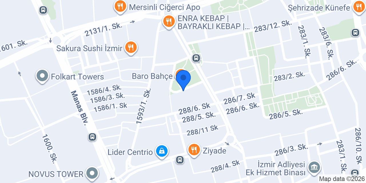 Diyetisyen İpek Yıldız Girgin konumu