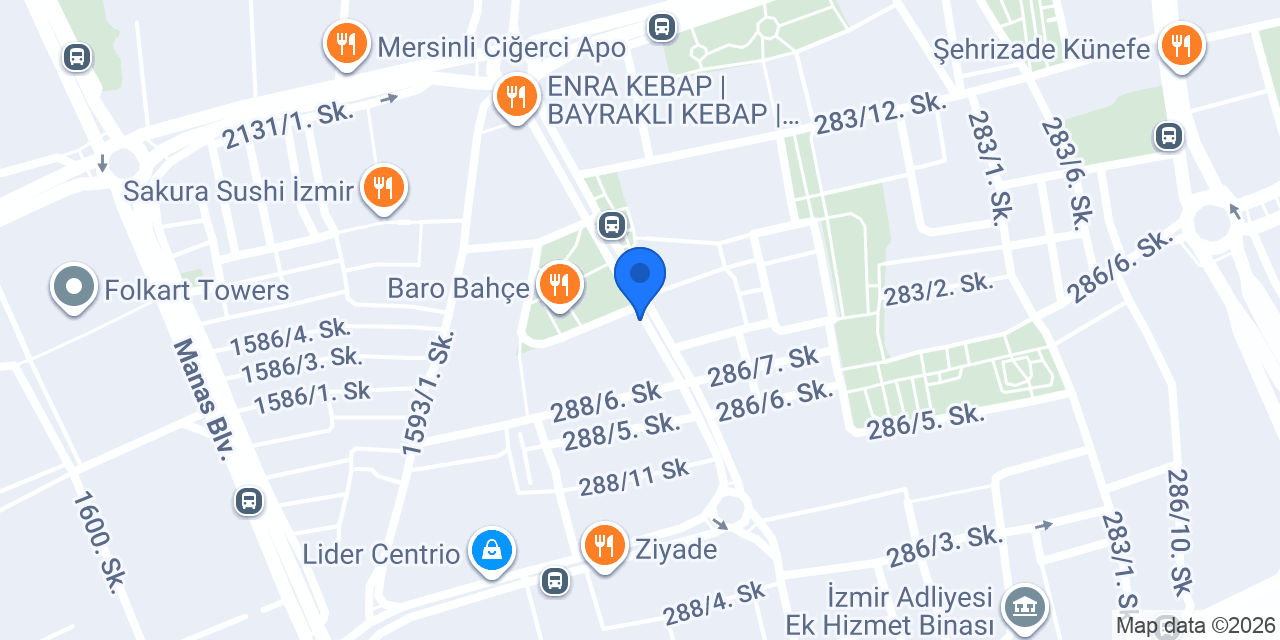 Taç Eczanesi konumu