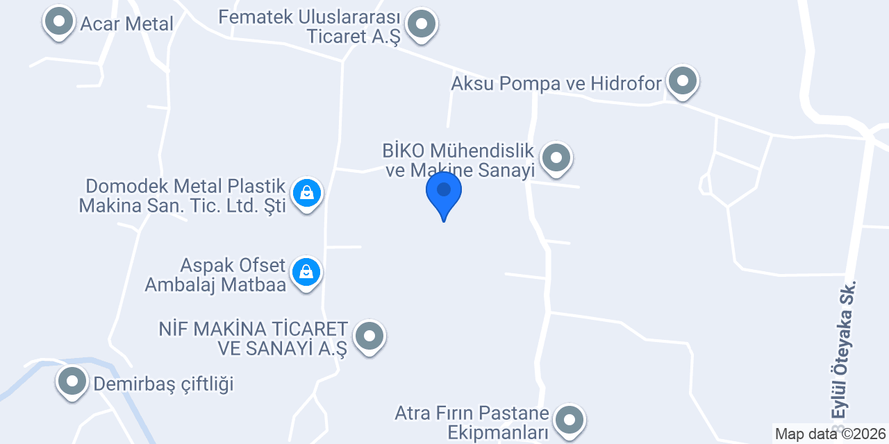 Alesta Çelik Yapı konumu