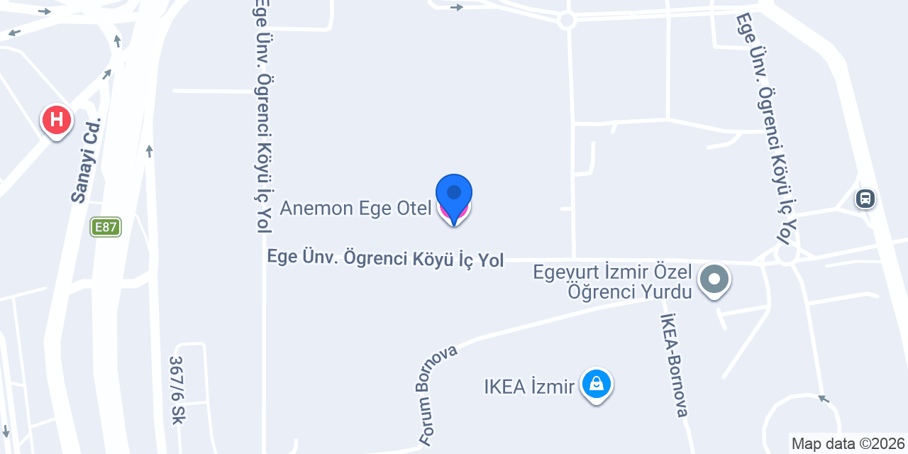 Anemon Ege Otel konumu