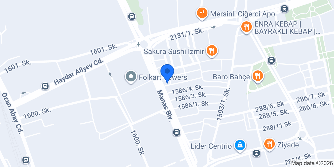 İzmir Acarlar Unlu Mamuller konumu